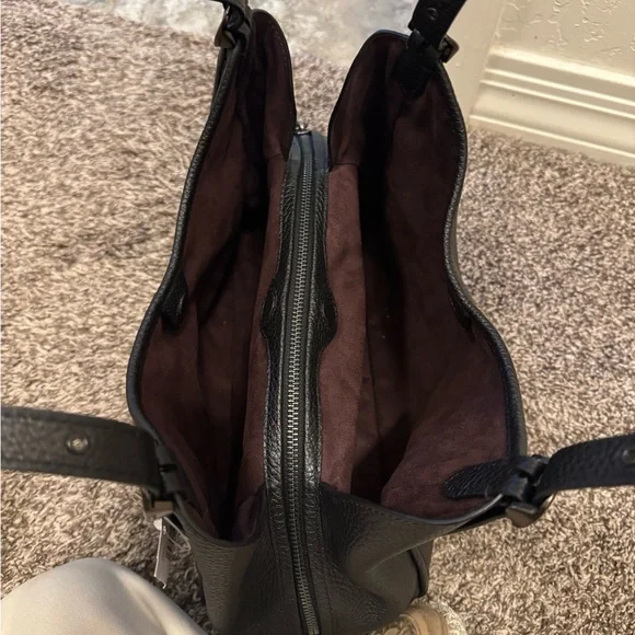 Coach Lori Shoulder Bag – Black Pebble Leather (Style C4824 / V5Black) - Picture 5 of 16